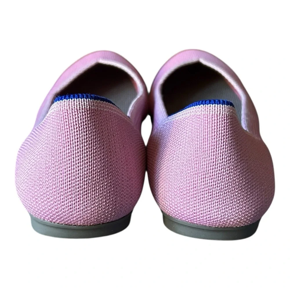 Rothy's The Flat Pink Begonia Ballet Shoes Sustainable Knit Support